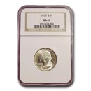 1935 Washington Quarter MS-67 NGC