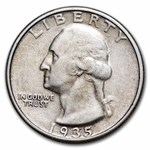 1935 Washington Quarter XF