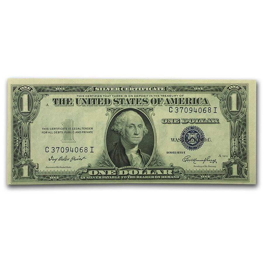 1935s $1.00 Silver Certificates CU