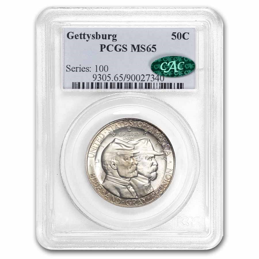 1936 Battle of Gettysburg Half Dollar MS-65 PCGS CAC