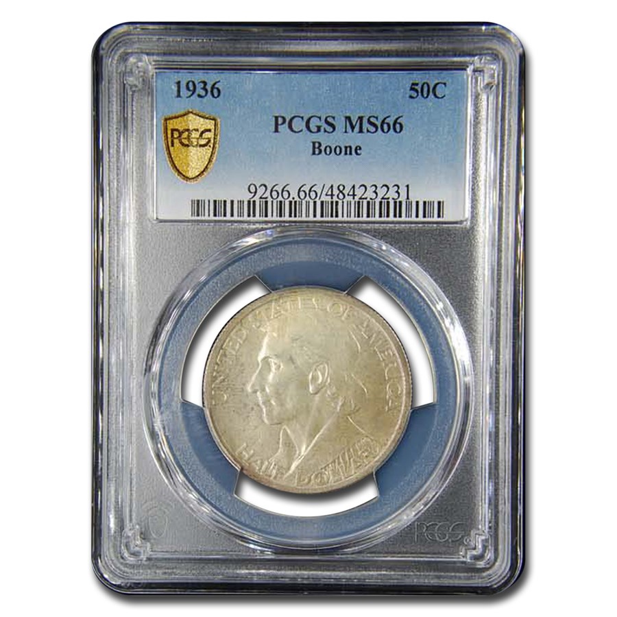 1936 Boone Half Dollar MS-66 PCGS