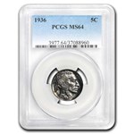 1936 Buffalo Nickel MS-64 PCGS