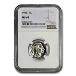 1936 Buffalo Nickel MS-67 NGC