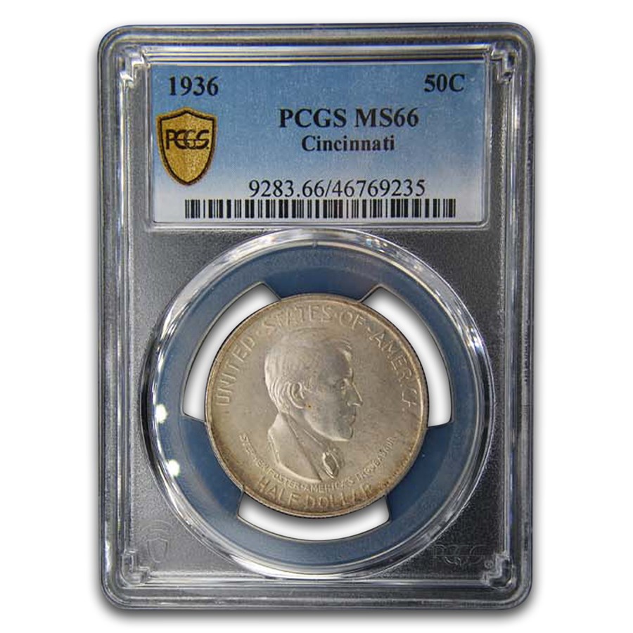 1936 Cincinnati Half Dollar Commem MS-66 PCGS