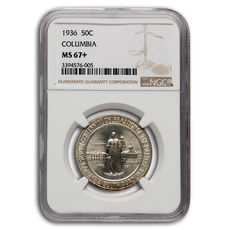 1936 Columbia, SC Commemorative Half Dollar MS-67+ NGC