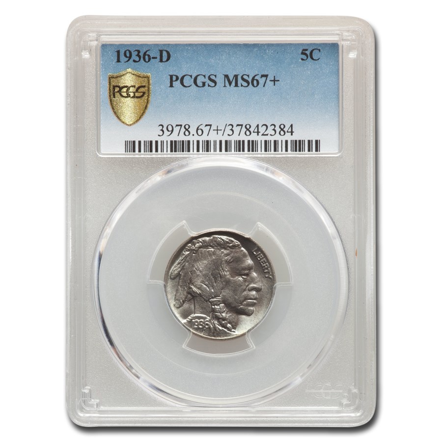 Buy 1936-D Buffalo Nickel MS-67+ PCGS | APMEX