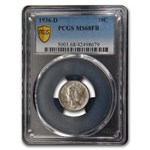 1936-D Mercury Dime MS-68 PCGS (FB)