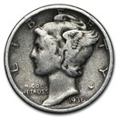 1936-D Mercury Dime VG/VF