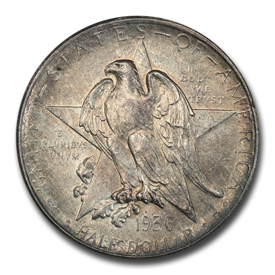 1936-D Texas Independence Centennial Half Dollar MS-64 PCGS