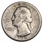 1936-D Washington Quarter Fine