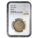 1936 Delaware Half Dollar MS-66 NGC