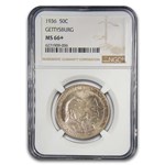 1936 Gettysburg Half Dollar MS-66+ NGC