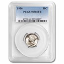 1936 Mercury Dime MS-66 PCGS (FB)