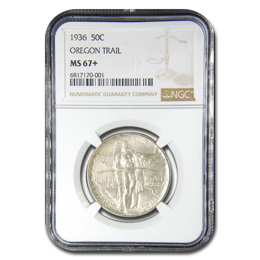 1936 Oregon Commemorative Half Dollar MS-67+ NGC