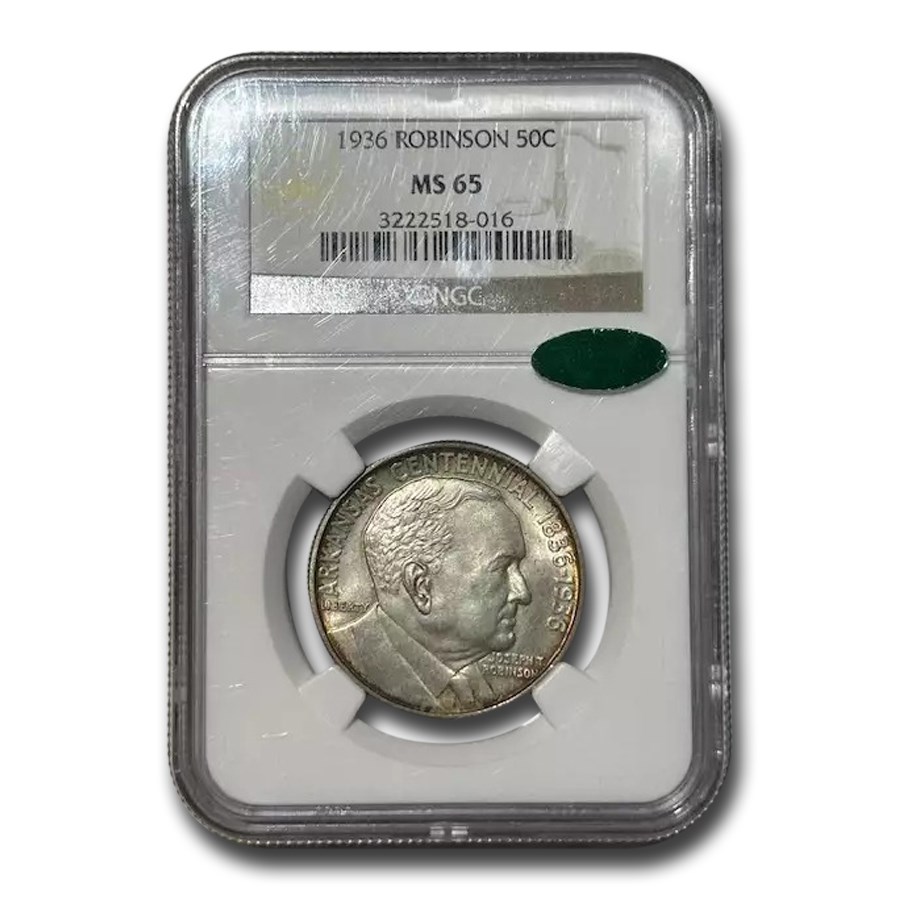 1936 Robinson-Arkansas Half Dollar MS-65 NGC CAC