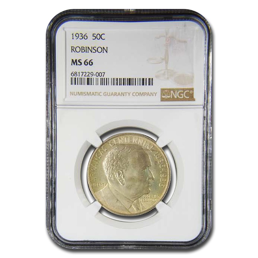 1936 Robinson-Arkansas Half Dollar MS-66 NGC