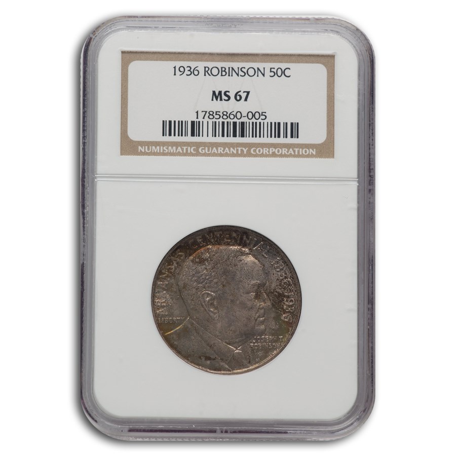 1936 Robinson-Arkansas Half Dollar MS-67 NGC