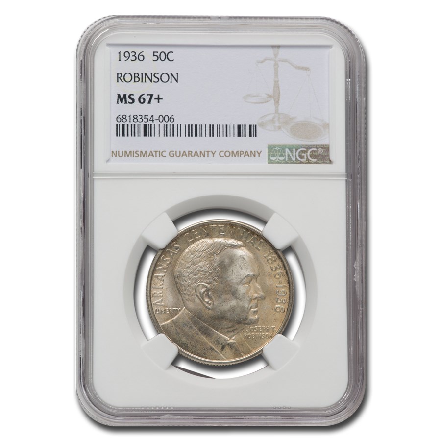 1936 Robinson-Arkansas Half Dollar MS-67+ NGC