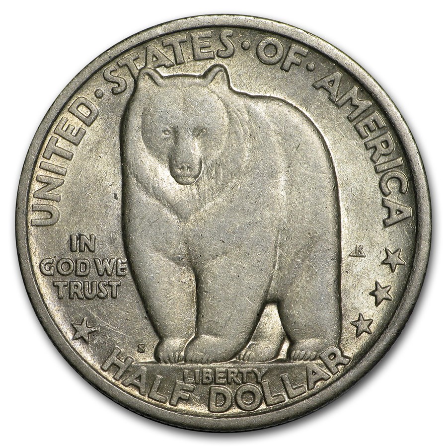 1936-S Bay Bridge Commemorative Half AU