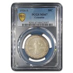 1936-S Columbia, SC Half Dollar MS-67 PCGS