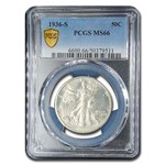 1936-S Walking Liberty Half Dollar MS-66 PCGS