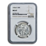 1936-S Walking Liberty Half Dollar MS-67 NGC