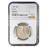 1936 Texas Centennial Commemorative Half Dollar MS-67+ NGC