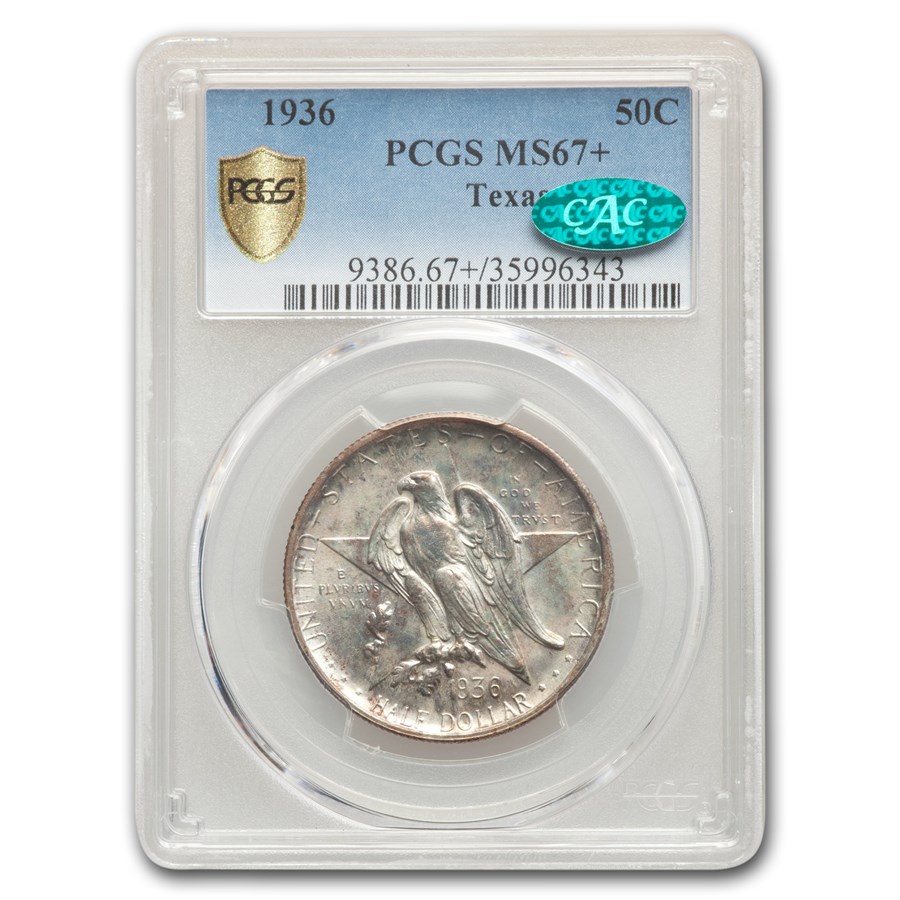 Buy 1936 Texas Independence Centennial Half Dollar Commem MS-67+ PCGS ...