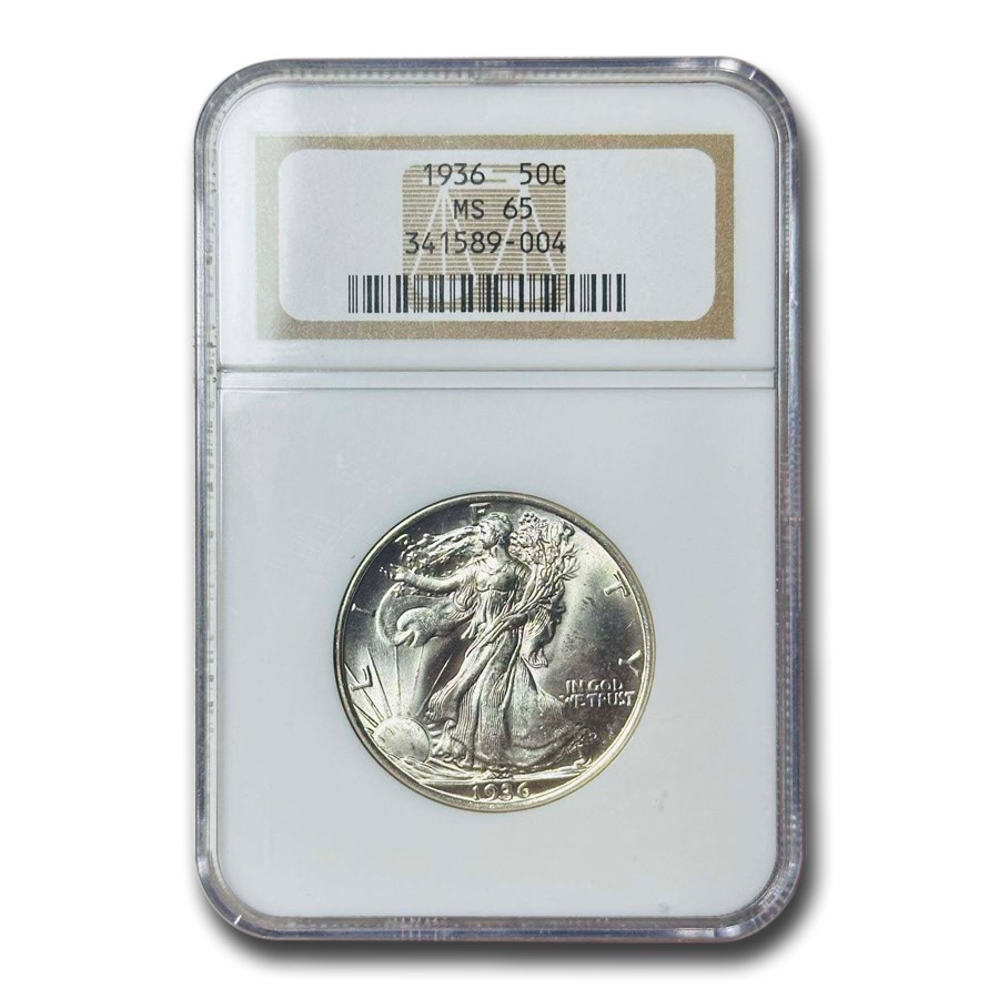 1936 Walking Liberty Half Dollar MS-65 NGC