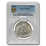 1936 Walking Liberty Half Dollar MS-67 PCGS