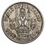 1937-1946 Great Britain Silver Shilling Scottish Crest Avg Circ