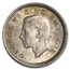 1937-1946 New Zealand Silver 3 Pence George VI BU
