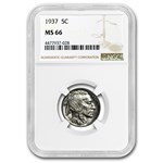 1937 Buffalo Nickel MS-66 NGC