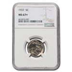 1937 Buffalo Nickel MS-67+ NGC