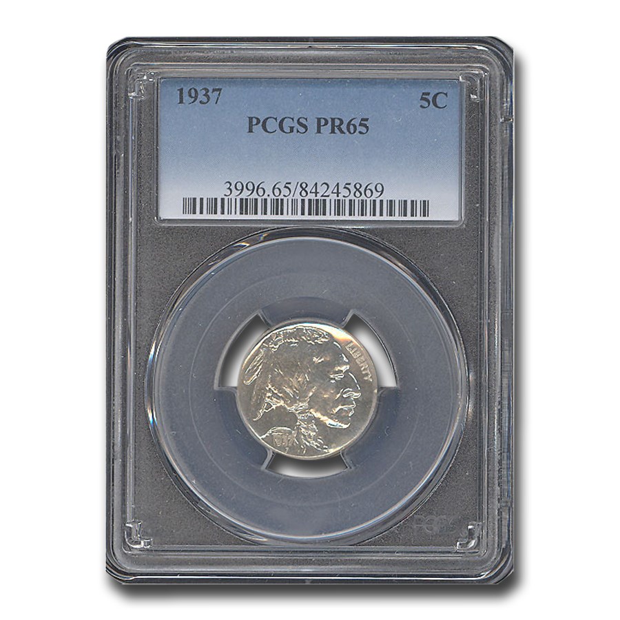 1937 Buffalo Nickel PR-65 PCGS