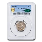 1937-D 3 Legged Buffalo Nickel MS-65+ PCGS CAC