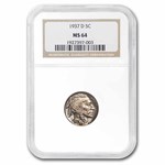 1937-D Buffalo Nickel MS-64 NGC