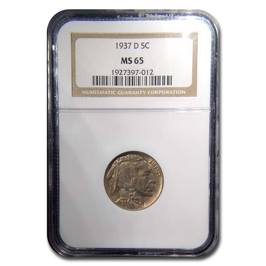 1937-D Buffalo Nickel MS-65 NGC