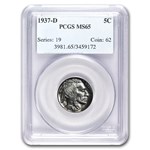 1937-D Buffalo Nickel MS-65 PCGS