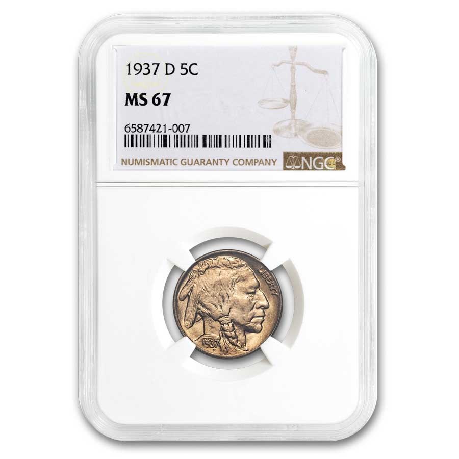 1937-D Buffalo Nickel MS-67 NGC