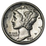 1937-D Mercury Dime AU