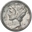 1937-D Mercury Dime XF