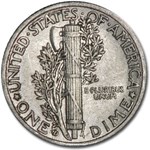 1937-D Mercury Dime XF