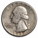 1937-D Washington Quarter VF