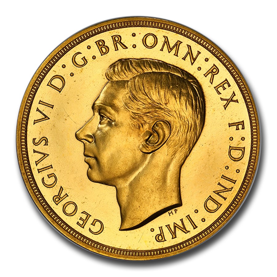 1937 Great Britain Gold 5 Pounds George VI PR-62 PCGS