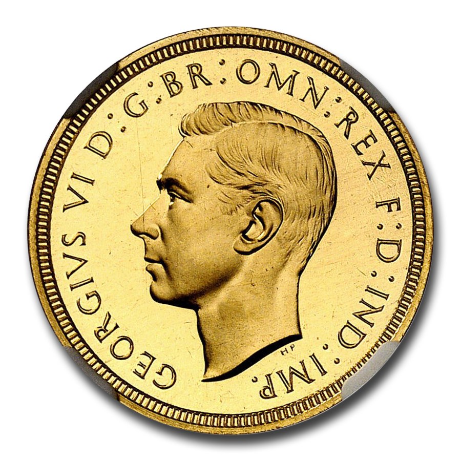 1937 Great Britain Gold Sovereign George VI PF-66 NGC