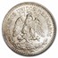 1937-M Mexico Silver 50 Centavos BU