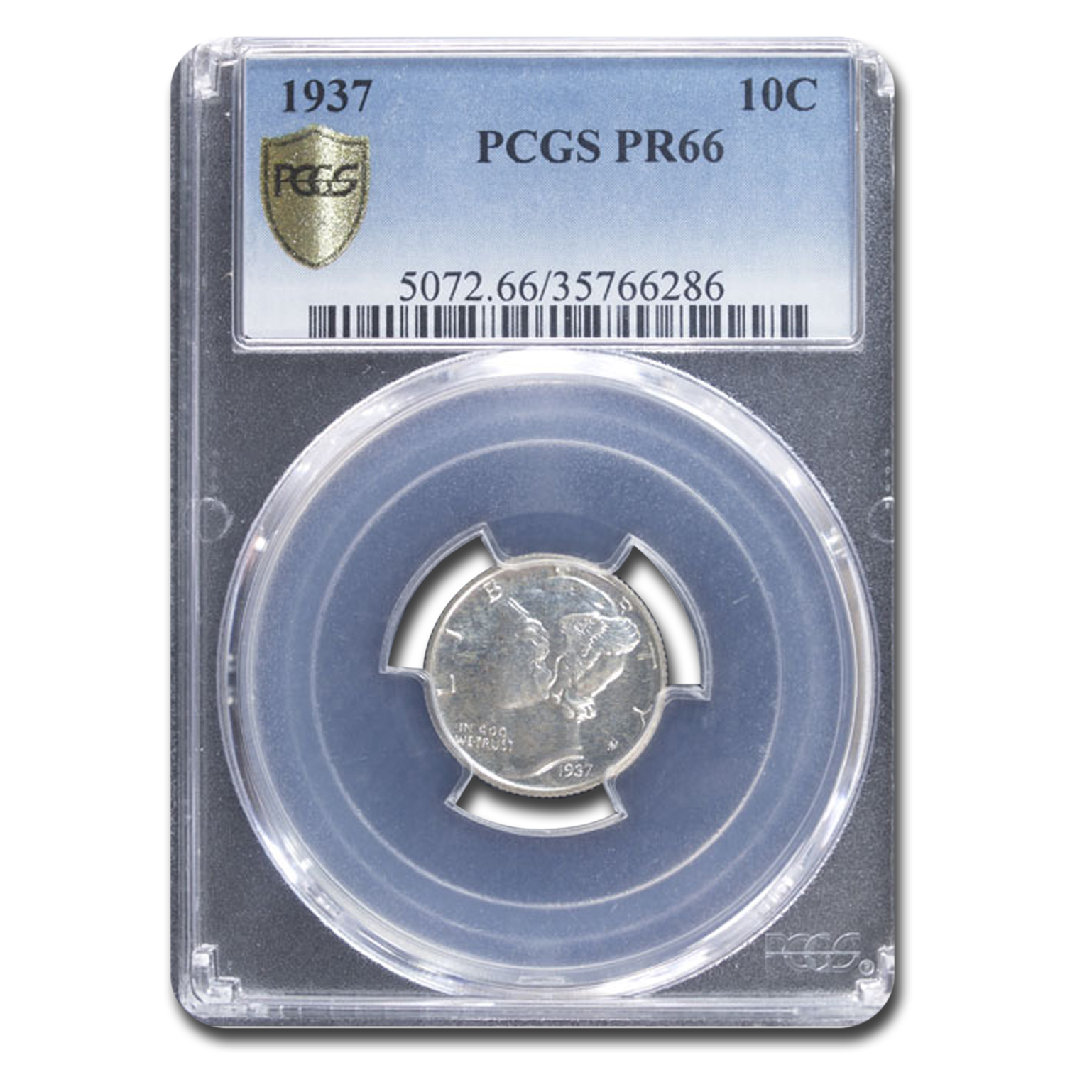 Buy 1937 Mercury Dime PR-66 PCGS | APMEX