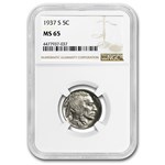 1937-S Buffalo Nickel MS-65 NGC