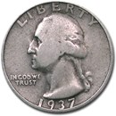 1937-S Washington Quarter Good/VG